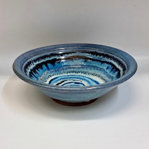 Click to view detail for #221289 Bowl Fiesta Blue 12x12 $28